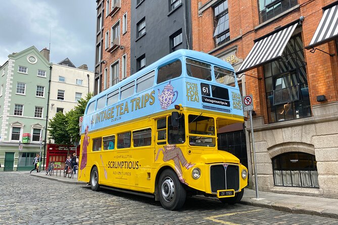 Afternoon Tea Bus Tour in Dublin - Entering the vintage tea bus experience