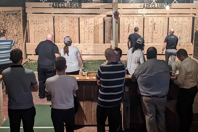 Axe Throwing Open Session (Dublin) 1hr - Sauna and Cold Plunge: A Possible Bonus, Not Guaranteed