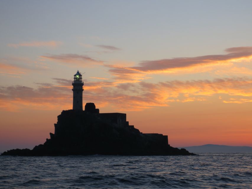 Baltimore Harbor: Sunset Cruise to Fastnet Rock Lighthouse - Sherkin Abbey, Franciscan Friary remains, and the Baltimore Beacon photo run