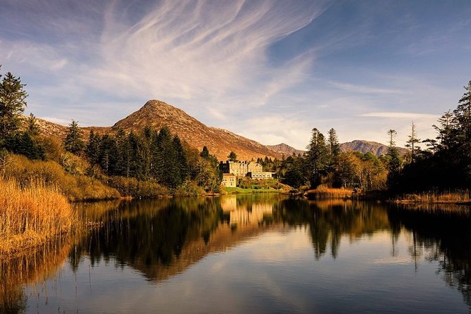 Castles of Connemara tour departing Galway city. Guided. Full day - Kylemore Abbey and the Victorian Walled Garden: the day’s emotional center
