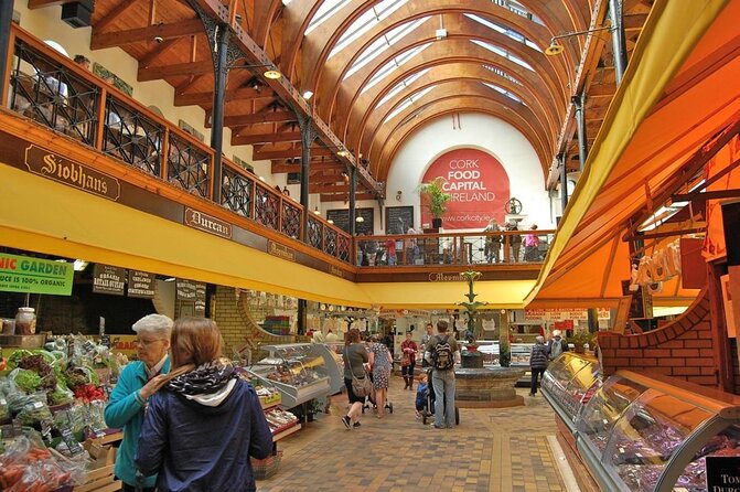 Cork Food Tour - The walk plan: meeting at Cork Tourist Information Centre, ending near the Imperial Hotel