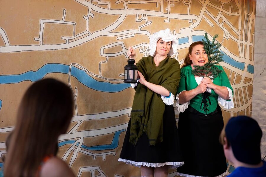 Cork: Hysterical Histories, Comedic Dinner Theater Show - Arriving on Paul Street and Getting Pulled Into the Joke