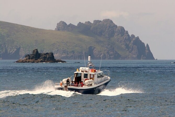Dolphin & Whale Watching (4hrs) + Blasket Island Landing (3hrs) - The OPW guide story: how the deserted village visit lands
