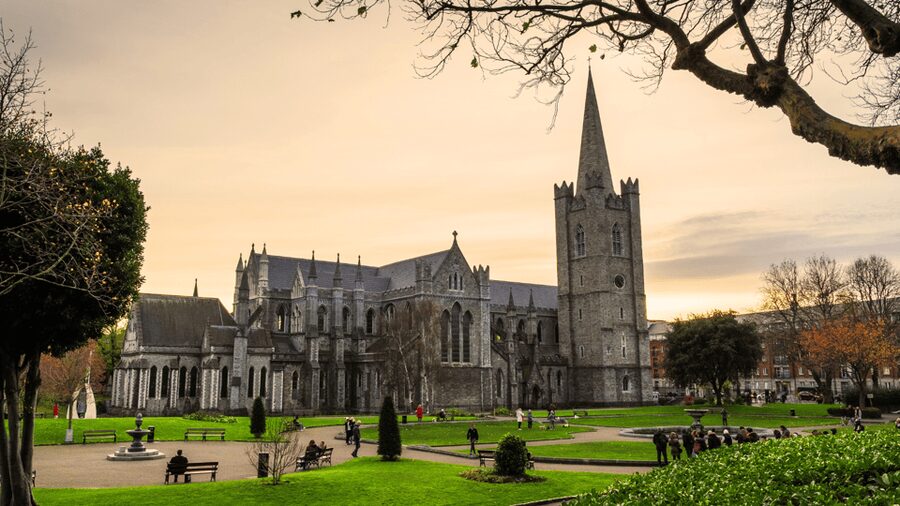 Dublin: 2 Hour City Center Guided Walking Tour - St Patrick’s Cathedral: Gothic drama with saint-centered storytelling