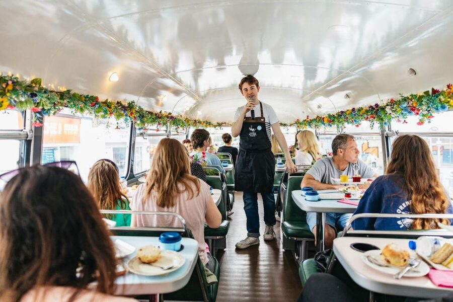 Dublin: Afternoon Tea Vintage Bus Tour - A 1960s Double-Decker With Afternoon Tea, In 75 Minutes