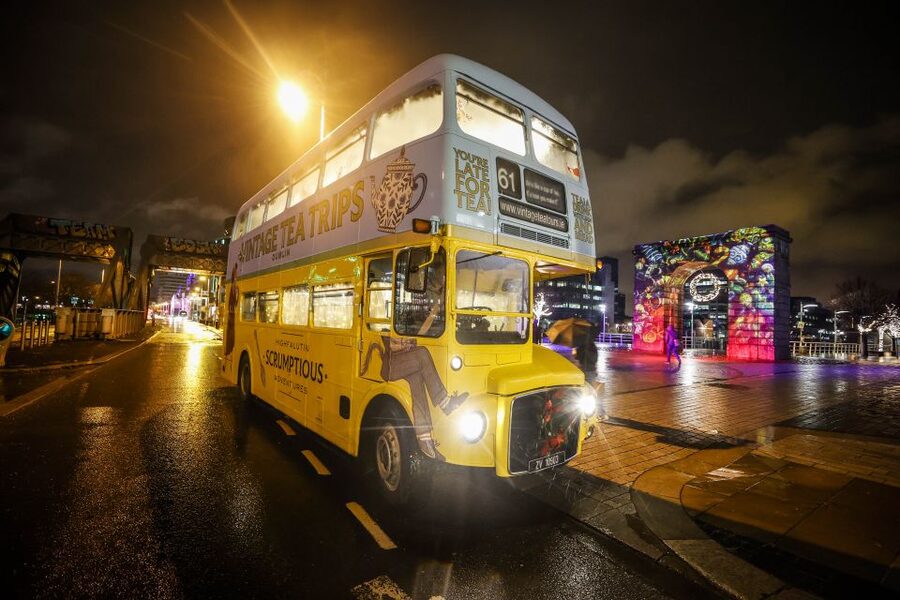 Dublin: Christmas Lights Festive Bus Tour with Afternoon Tea - The Live Guide, Festive Music, and the Stories You’ll Remember