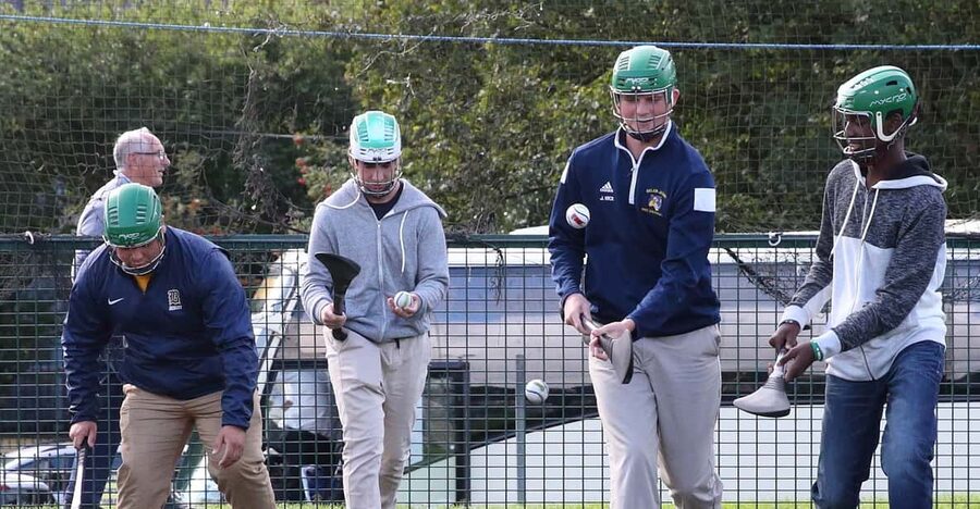 Dublin: Gaelic Games Experience - The 3-hour flow: intro first, then play on the astro pitch