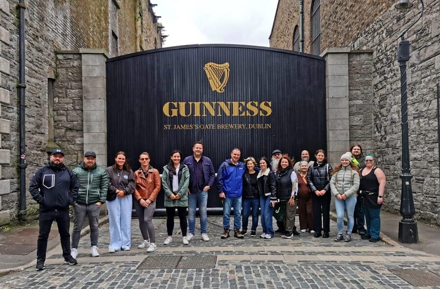 Dublin: Guinness Storehouse, Roe & Co Irish Whiskey Tour - Guinness Storehouse in about 100 minutes: pint glass, ingredients, and Gravity Bar