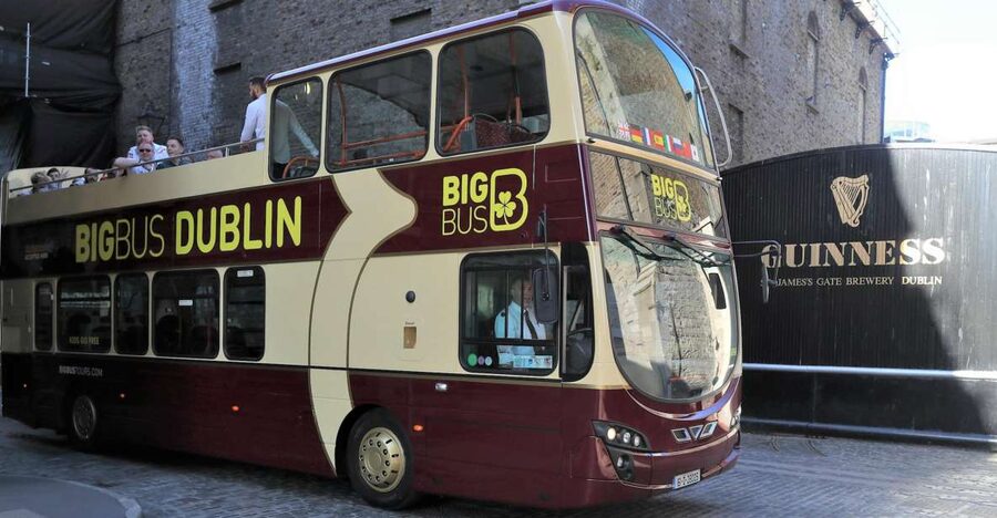 Dublin: Guinness Storehouse Ticket & Hop-on Hop-off Bus Tour - Trinity College, the Spire, and Parliament Square: what the open-top ride is for