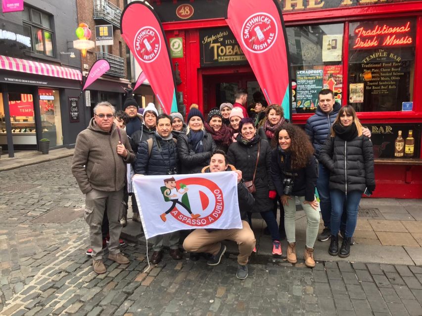 Dublin Highlights: 2.45-Hour Walking Tour in Italian - Key points to know before you go
