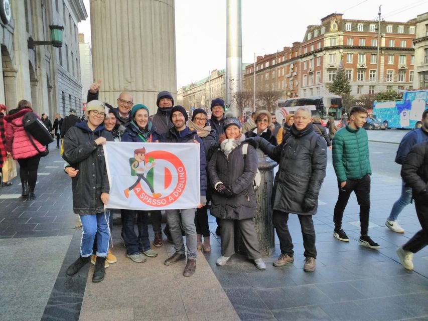 Dublin Highlights: 2.45-Hour Walking Tour in Italian - GPO Museum to the Spire: a clean finish with next-day value