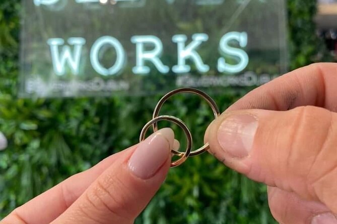 Dublin Jewellery Forge a Hammered Silver ring:Georges Street - George’s Street Ring-Making, in a Real Workshop Setting