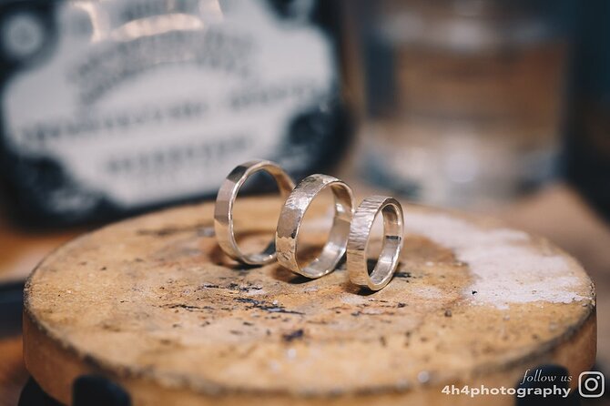Dublin Jewellery Forge a Hammered Silver ring:Georges Street - What You Actually Make: A Hammered Sterling Silver Ring