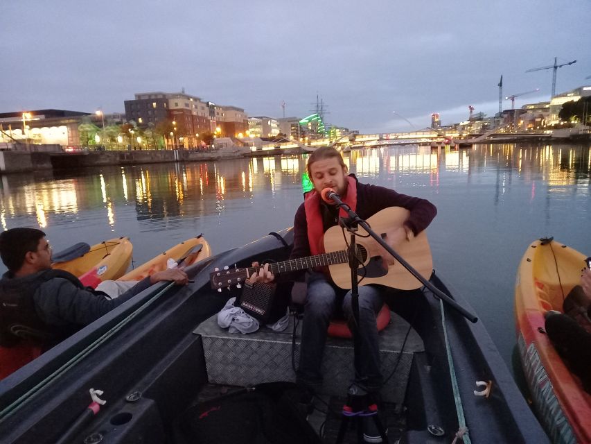 Dublin: Music Under the Bridges Kayaking Tour - Boarding at Liffey Boardwalk, the center of Dublin on the move