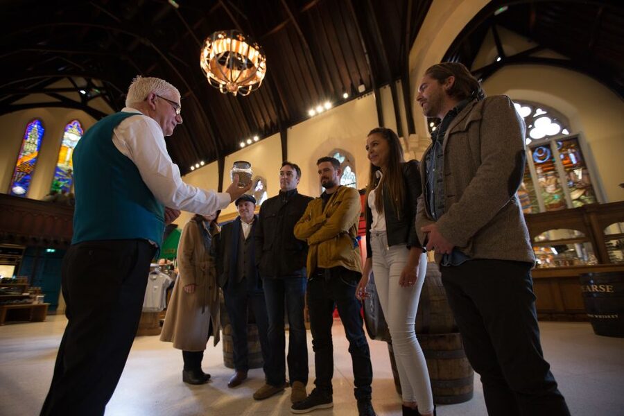 Dublin: Pearse Lyons Whiskey Distillery Experience - Entering the restored church in The Liberties