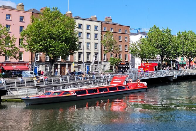 Dublin Sightseeing Cruise on River Liffey with Local Guide - Getting On Board at Seán OCasey Bridge and What 45 Minutes Feels Like