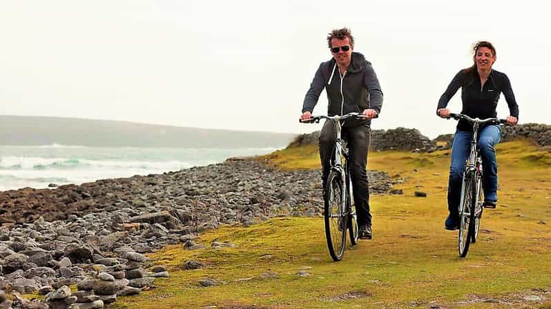 Ebiking on Inishmore island. Aran islands. Self-guided - Ancient stone forts and churches, why the variety is worth it