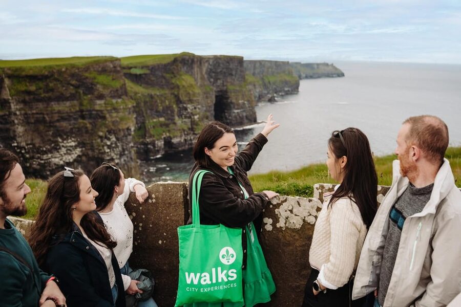 From Dublin: Cliffs of Moher & Galway Small Group Tour - Meeting In Dublin: Molly Malone and a Green Sign Check