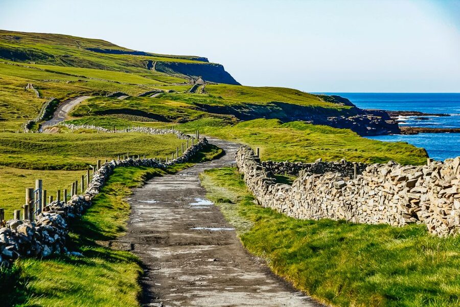 From Galway: Aran Islands and Cliffs of Moher Tour & Cruise - Inisheer Island Plan: Castle, Sunken Church, Beach, and a Choice of Pace