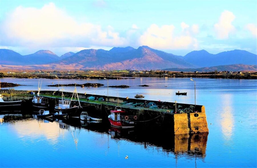 From Galway: Connemara, Kylemore Abbey or National Park Tour - Clifden and the Lead-In to the Sky Road