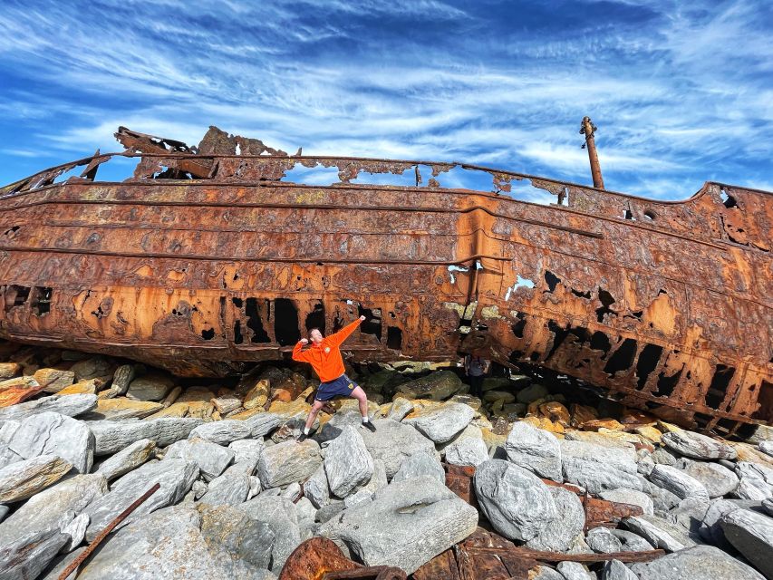 From Galway: Day Trip to Inisheer with Bike or Bus Tour - Free time on Inisheer: beach chill, kids playground, and Guinness
