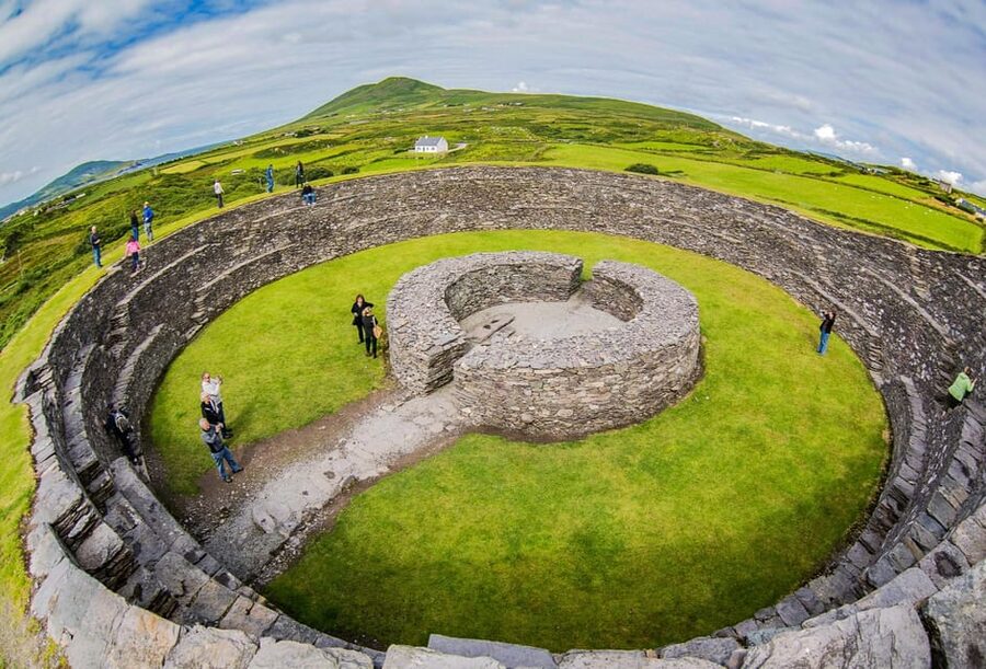 From Killarney: Ring of Kerry & Skellig Ring Full-Day Tour - Cahergall Stone Forts, 600 AD walls you can actually walk near
