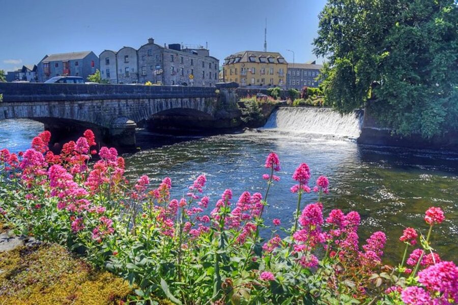 Galway: Guided eBike City Sightseeing Tour - Canals and Galway Cathedral on the River Corrib