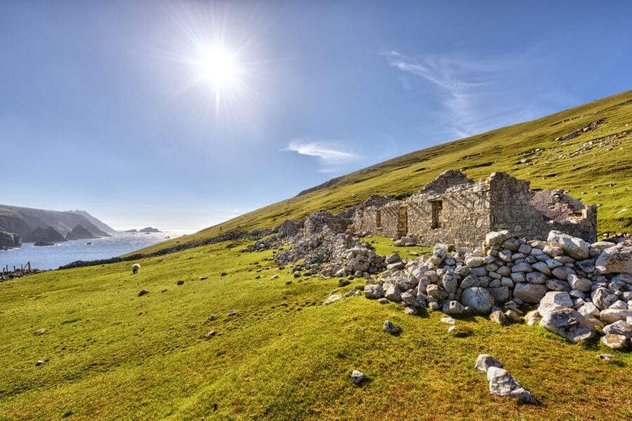Gweedore: Guided eBike Tour - Dunlewey Church and graveyard, where folklore meets the calm pace