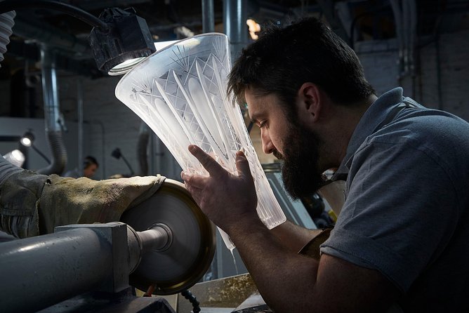 House of Waterford Crystal Guided Factory Tour - The blowing department and the 1300-degree furnace