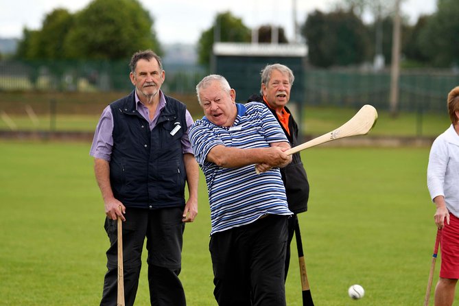 Hurling Tours Ireland - Hurling Experience in Kilkenny - The field of dreams drills: strike, hand pass, solo run, and shoot