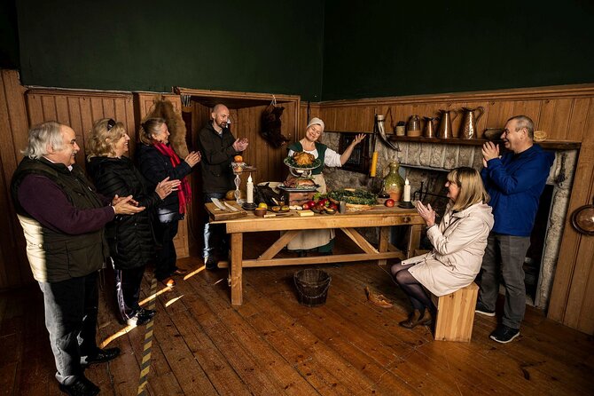 Interactive Living History in Dalkey Castle near Dublin City - Heritage Centre screens and scale models: learning without overreading