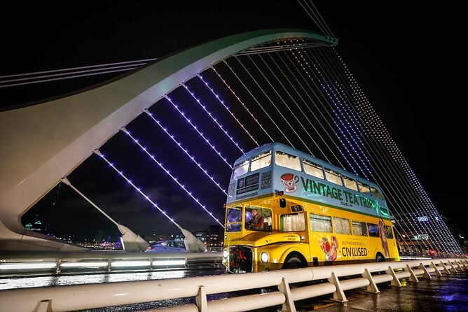 Irish Afternoon Tea on 1960s Vintage Bus in Dublin - What you eat: sandwiches, scones, and a full sweet lineup