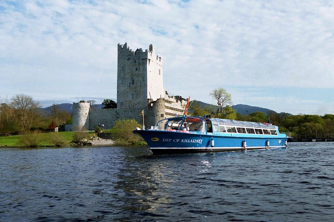 Lakes of Killarney Cruise - Ross Island, Oak Forest Foothills, and the High-Mountain Backdrop