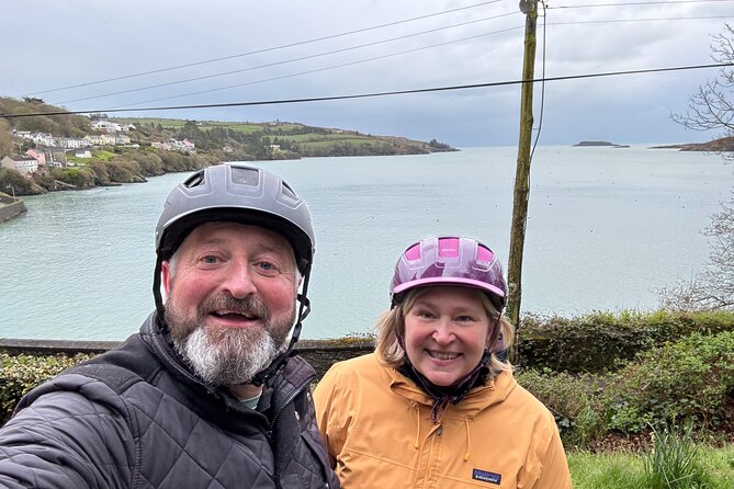Leap into a West Cork eBike Adventure - The William Thompson memorial stop: a reformer story break on rolling terrain