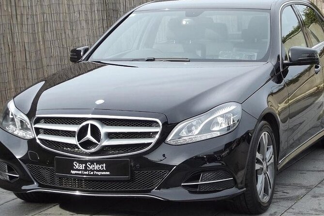 The Croke Park Hotel Dublin To Dublin Airport Private Chauffeur Transfer - The Mercedes E220 and luggage setup that actually works