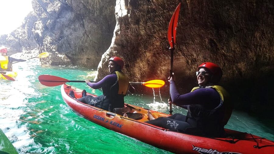 Wexford: Hook Peninsula Sea Cave Kayaking Experience - History stories on the cliffs: more than trivia