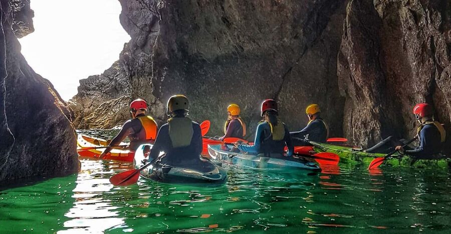 Wexford: Hook Peninsula Sea Cave Kayaking Experience - What you get included: wetsuit, safety gear, tuition, and hot chocolate